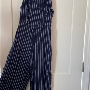 Blue and white jumper